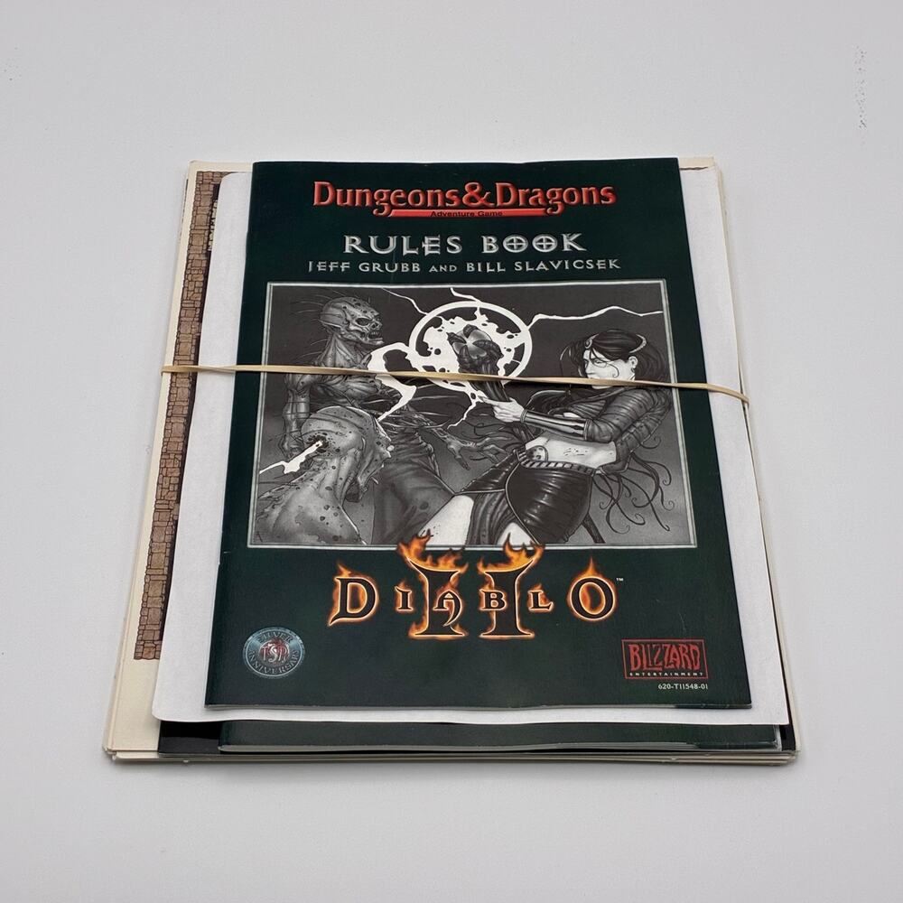DUNGEONS & DRAGONS Adventure Game - DIABLO II Tabletop RPG - TSR New No Dice